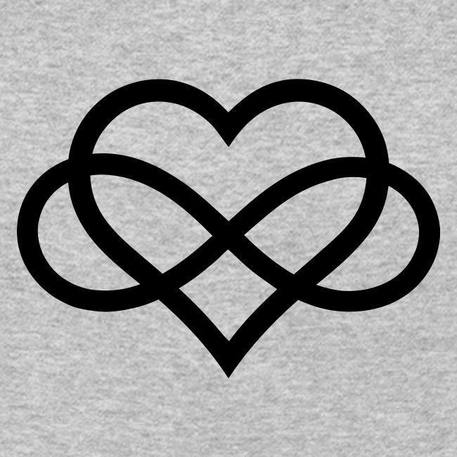 Infinity Heart (black)