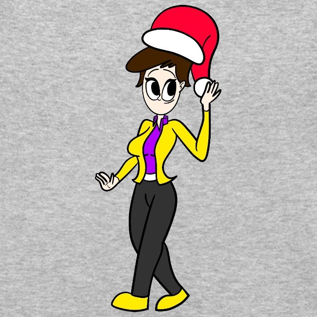 Dersy Wearing a Santa Hat
