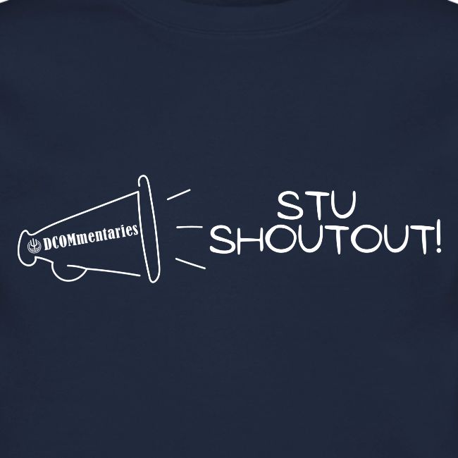 DCOMmentaries Stu Shoutout (White)