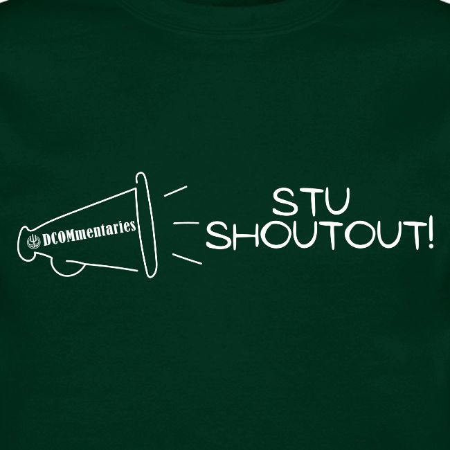 DCOMmentaries Stu Shoutout (White)