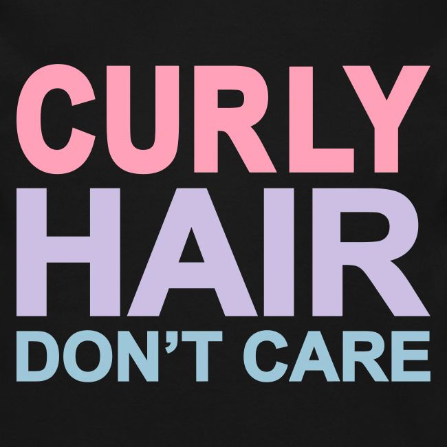 My Hair Crush Curly Hair Dont Care Crewneck Sweatshirt