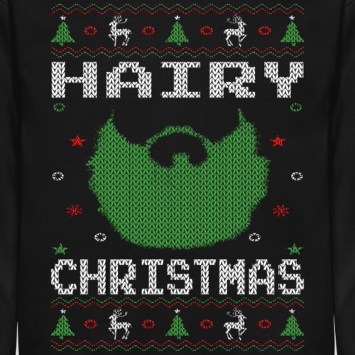 Hairy Christmas Beard - Unisex Crewneck Sweatshirt