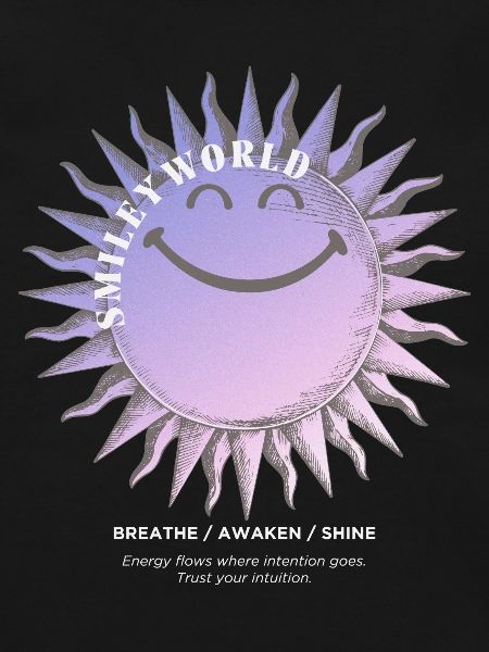 SmileyWorld Smiling Sun In Purple