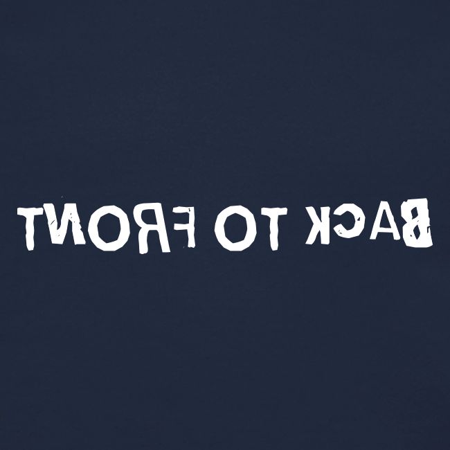 Back To Front Word Art