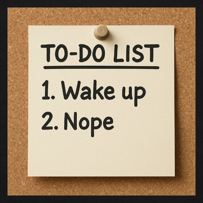 Humorous To Do List