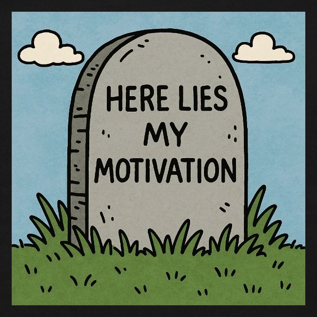 Motivations Cartoon Tombstone