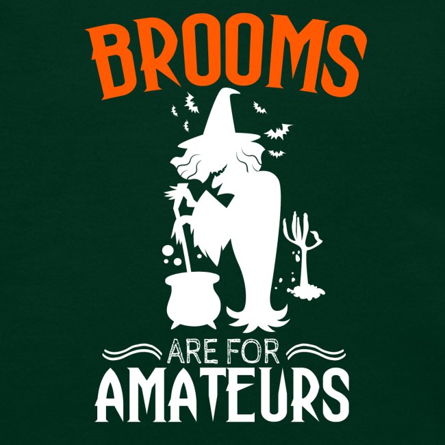 Brooms Are For Amateurs Funny Halloween Tardis