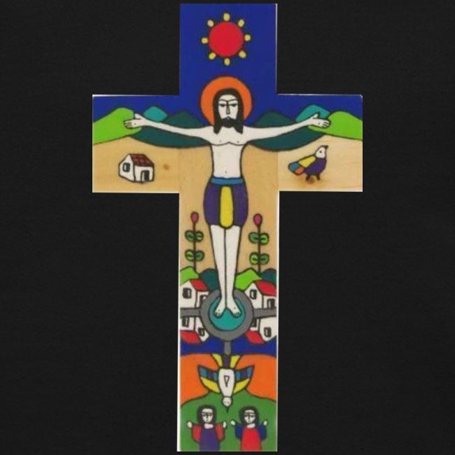 christian cross with jesus