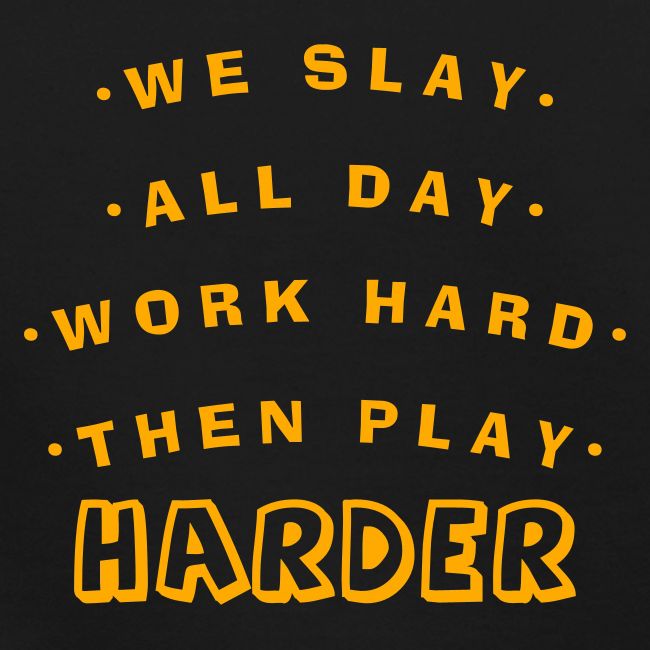 We Slay All Day Shiny Shirt Metallic Silver & Gold