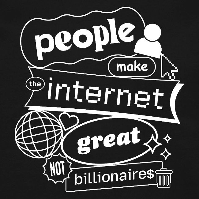 People Make the Interet Great - Blobby White