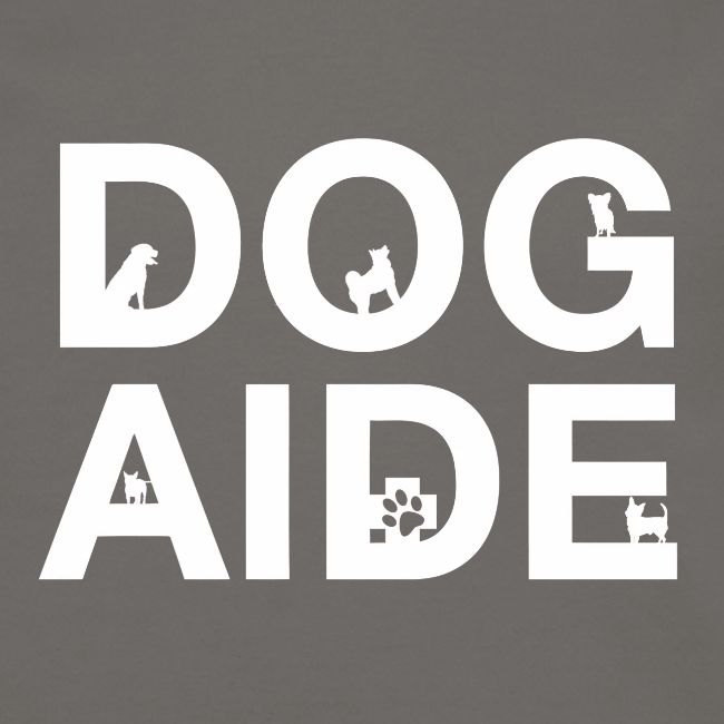 dog aide NEW white