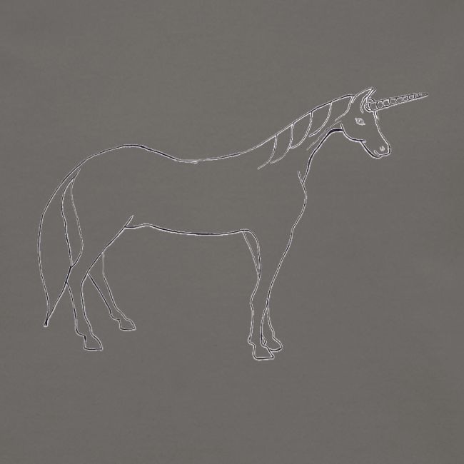 unicorn outline
