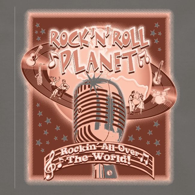 Rock'n'Roll Planet- Retro-Cool T-shirt!