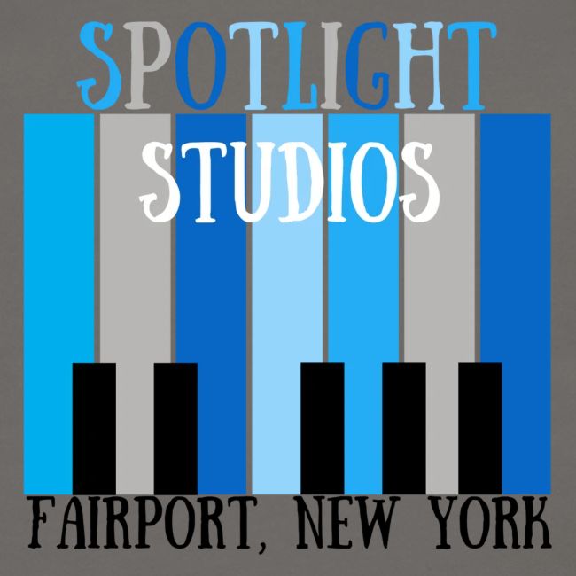 Spotlight Piano Keys