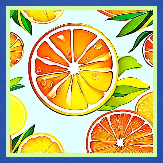 Orange Slice: Citrus Art