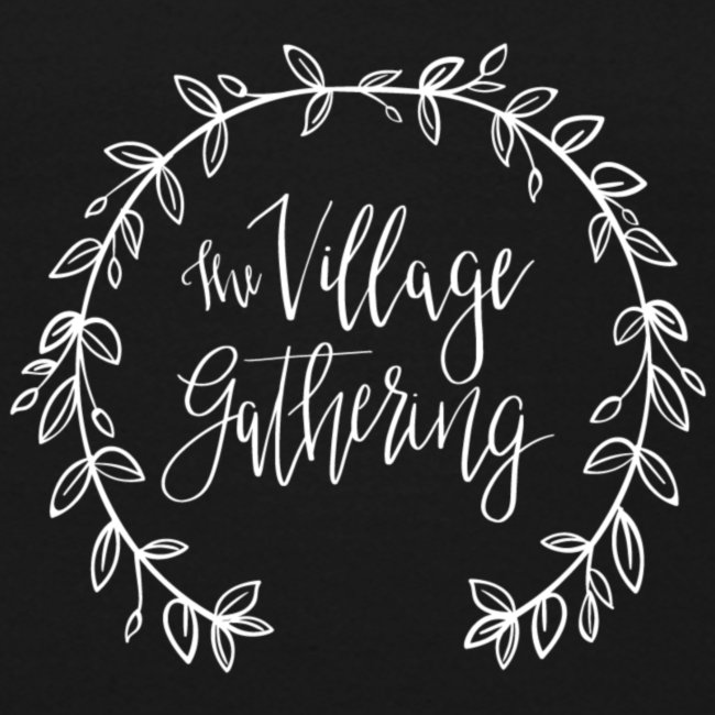 The Village Gathering // White Logo