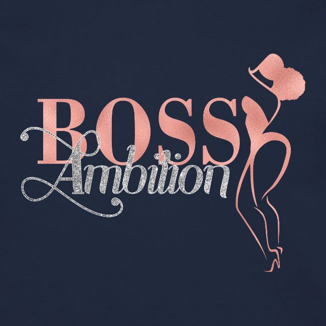 Women Boss Ambition Tshirt Glitter