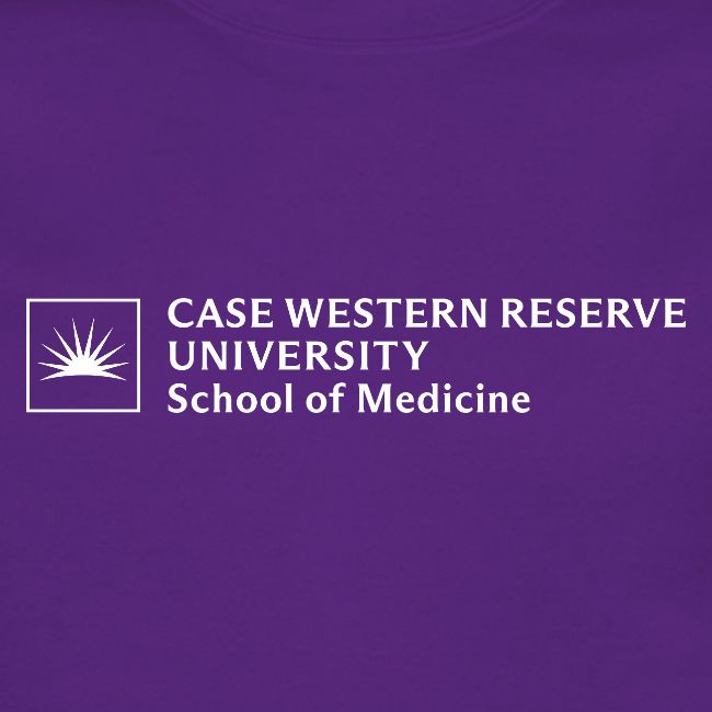 SOM Two Line Horizontal Primary Logo CWRU WHITE 1
