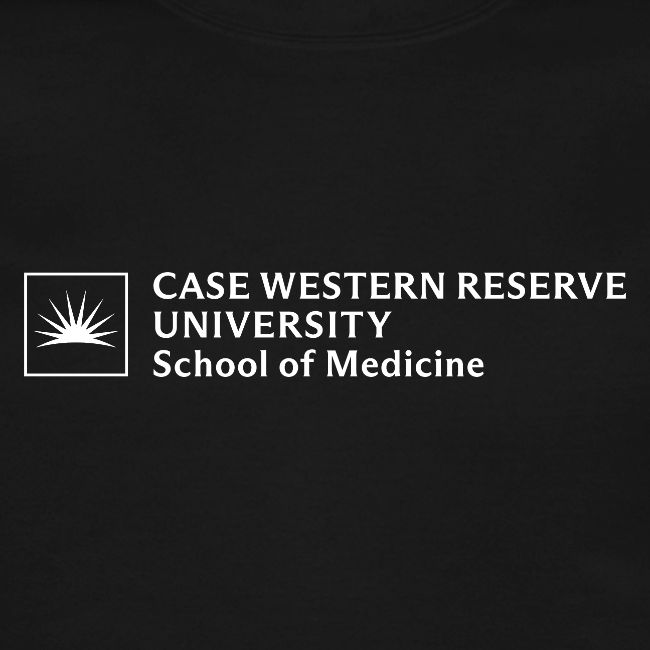 SOM Two Line Horizontal Primary Logo CWRU WHITE 1
