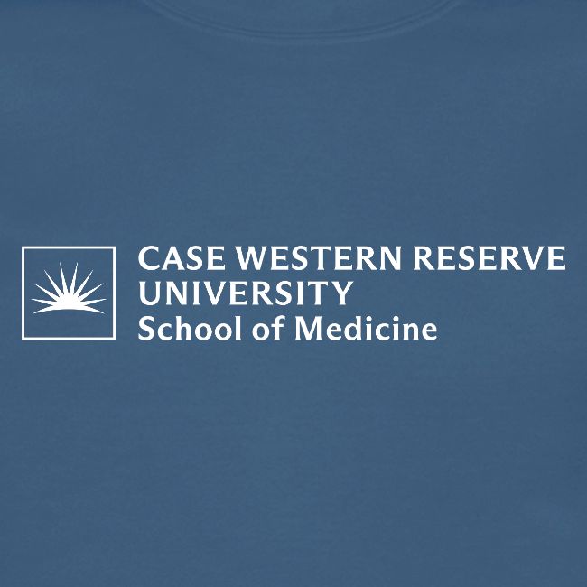 SOM Two Line Horizontal Primary Logo CWRU WHITE 1