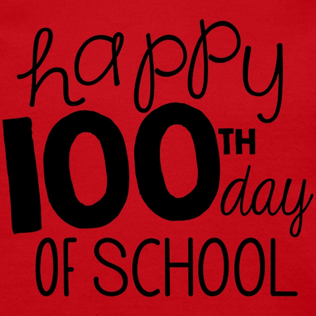 Happy 100th Day of School Chalk Teacher T-Shirt