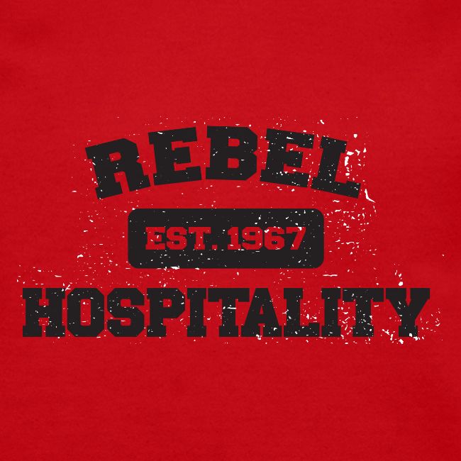 REBEL HOSPITALITY t shirt graphic