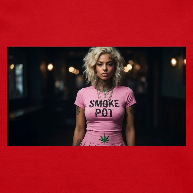 **Smoke Pot Pink Rebel Tee**