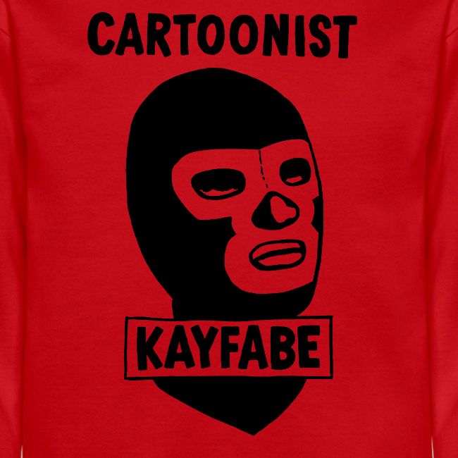 Cartoonist Kayfabe Wrestling Mask