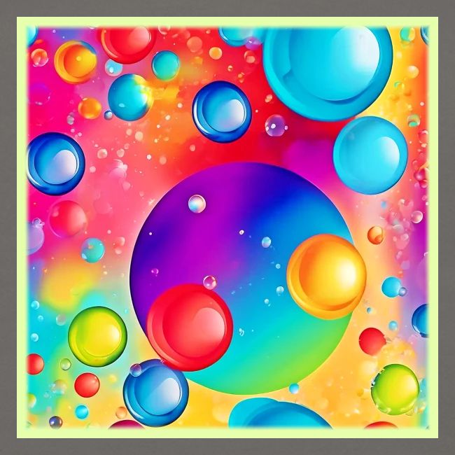 Colorful Sphere Abstract Art