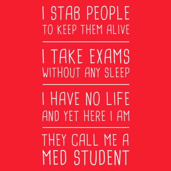 Funny Medical Student School Quote' Unisex Crewneck Sweatshirt | Spreadshirt