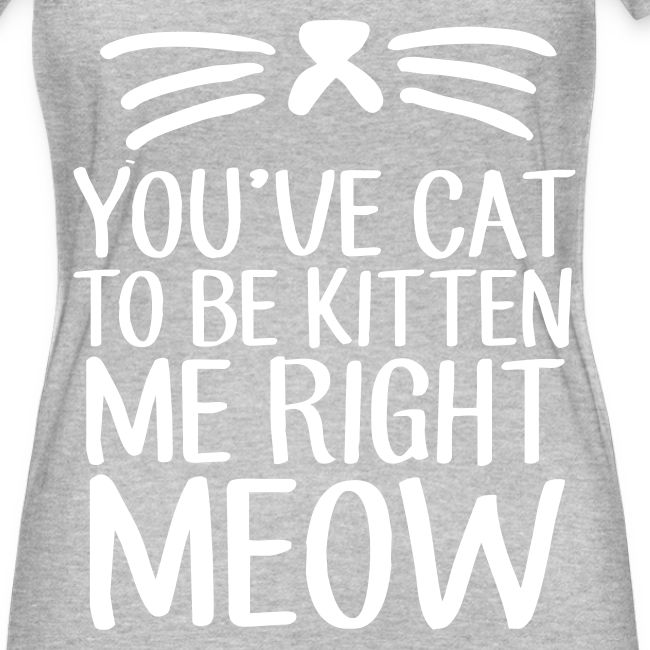 Stay Fly Clothing Youve Cat To Be Kitten Me Right Meow Womens Scoop Neck T Shirt