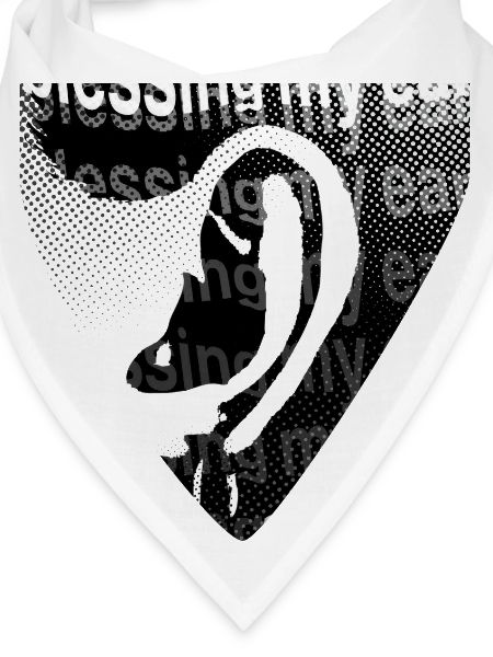 Echo Ear Blessing Halftone Art