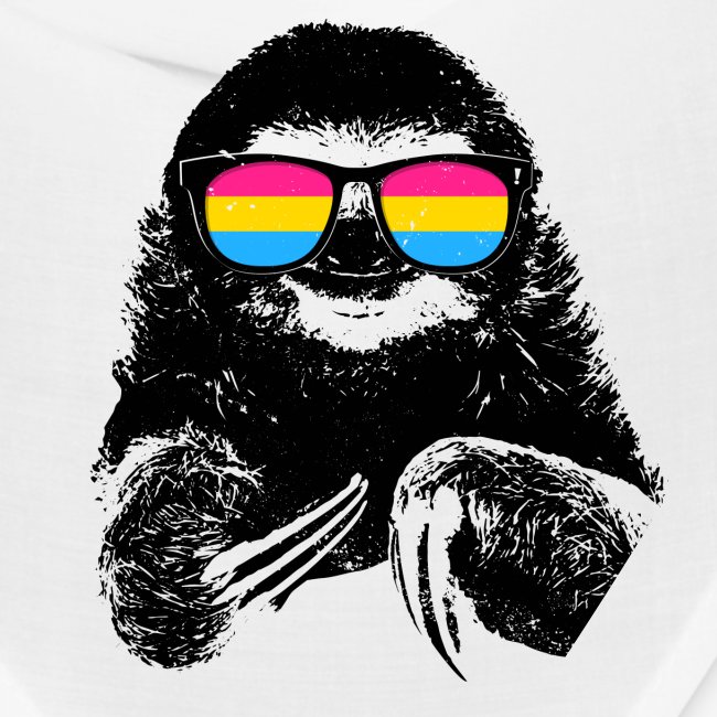 Pride Sloth Pansexual Flag Sunglasses