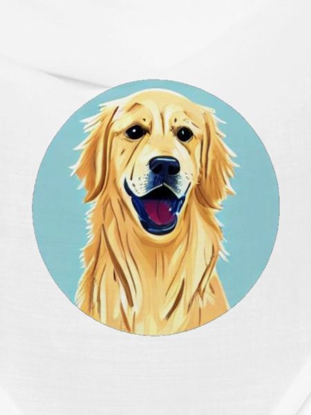 Golden Retriever & Blue Sky
