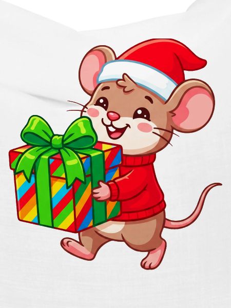 Cheerful Holiday Mouse Gift