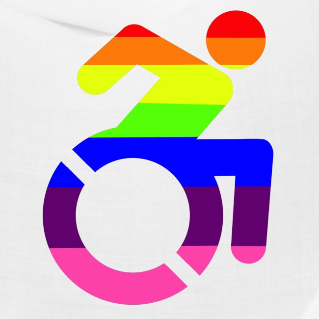 Wheelchair LGBT symbol