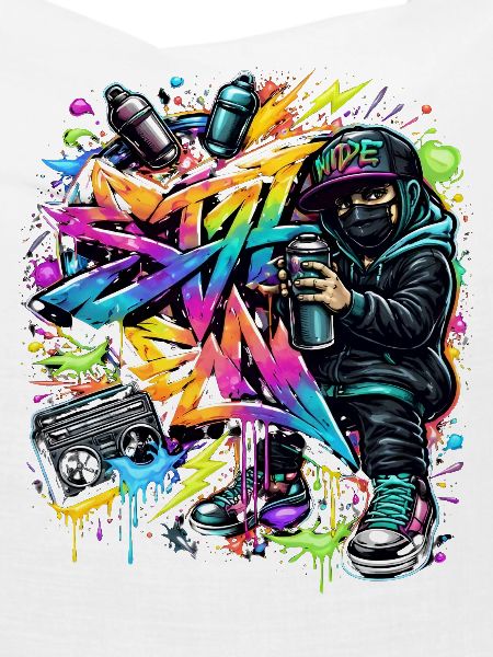 Graffiti Kid Spray Art Burst