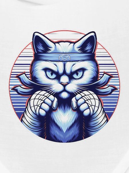 Fighting Angry Blue Cat