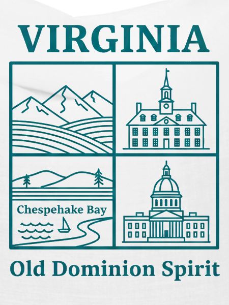Virginia Vista: Mountains, Bay and Capitol