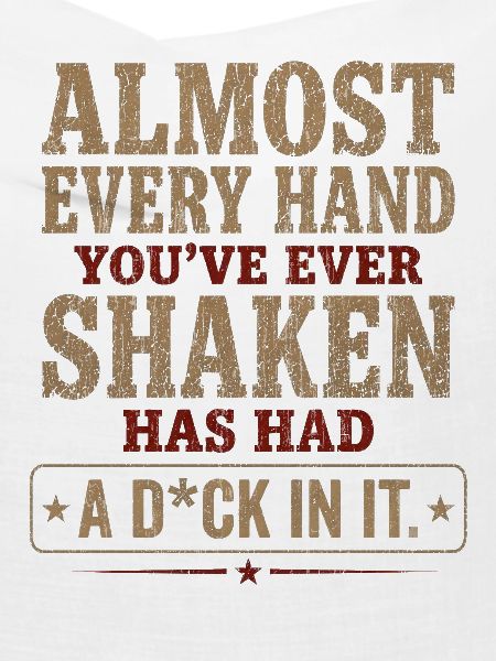 Handshake Innuendo Shirt Bold Text