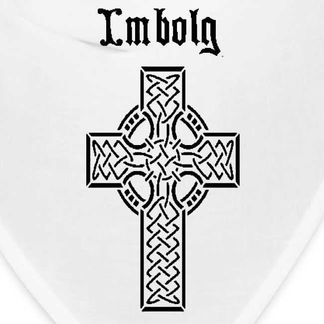 Imbolg Black Logo and Cross