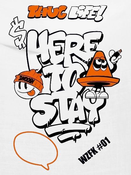 Graffiti Cone Stay Frosty Tee