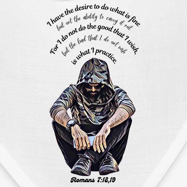 Hooded Man Color Pencil Sketch Drawing Scripture