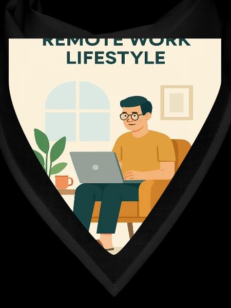 Remote Work Lifestyle Illustration
