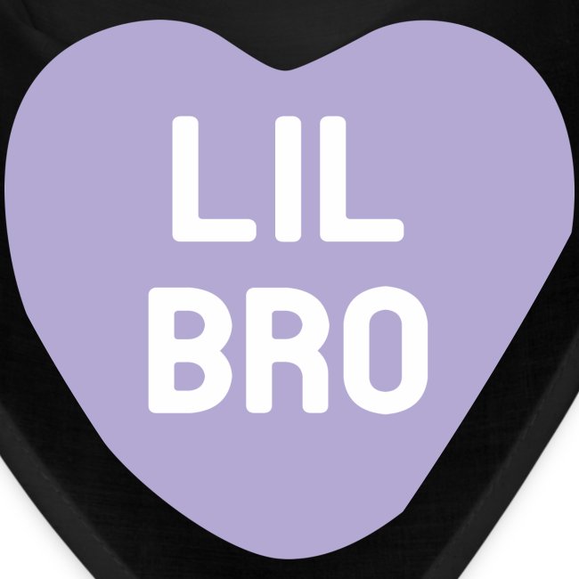 Lil Bro Purple Candy Heart