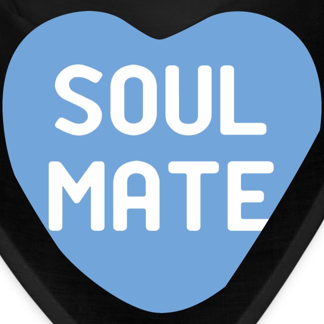 Soul Mate Blue Candy Heart