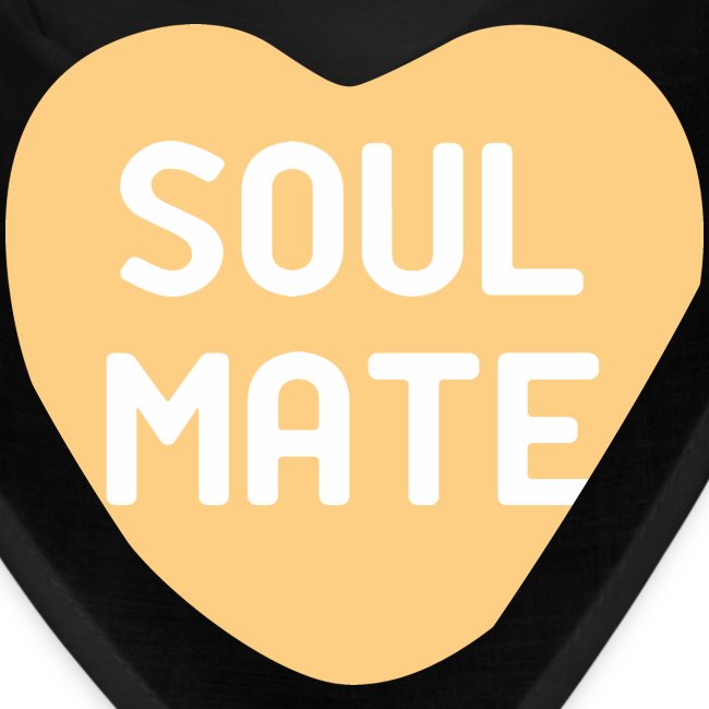 Soul Mate Orange Candy Heart