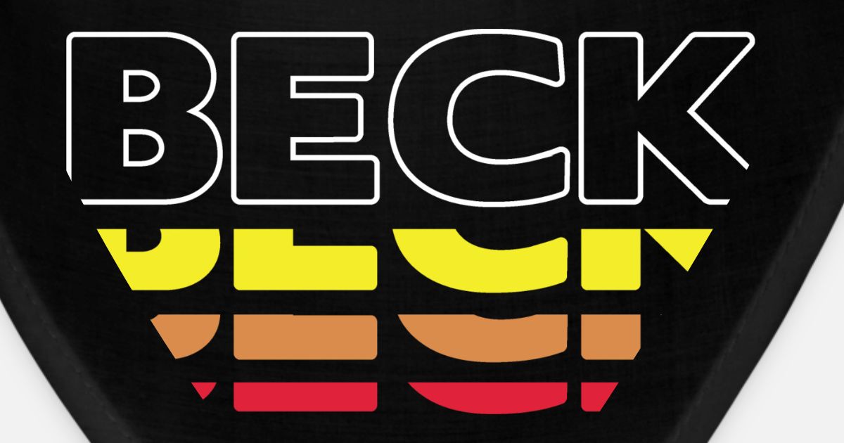 Beck First Name Funny Vintage Sunset Beck' Bandana | Spreadshirt