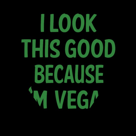 Funny Vegan Attitude Quote Vegetarian, No Meat' Bandana | Spreadshirt