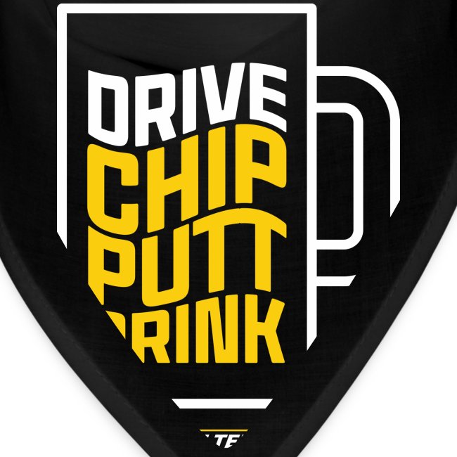 Drive, Chip, Putt Drink mug